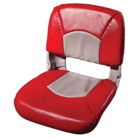 TEMPRESS MFG Seat-Red Gray Hi Back, #45611 45611